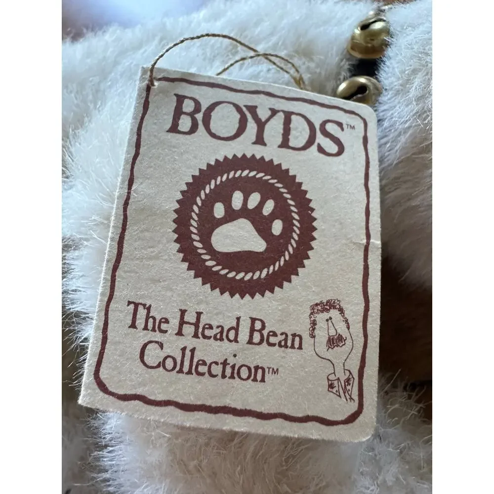 NWT Boyds Head Bean Collection Glacier Polar Bear Plush Style #500065